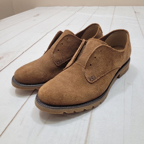 Ariat Shoes Ariat Vale Suede Leather Oxford Slip On Shoes Poshmark